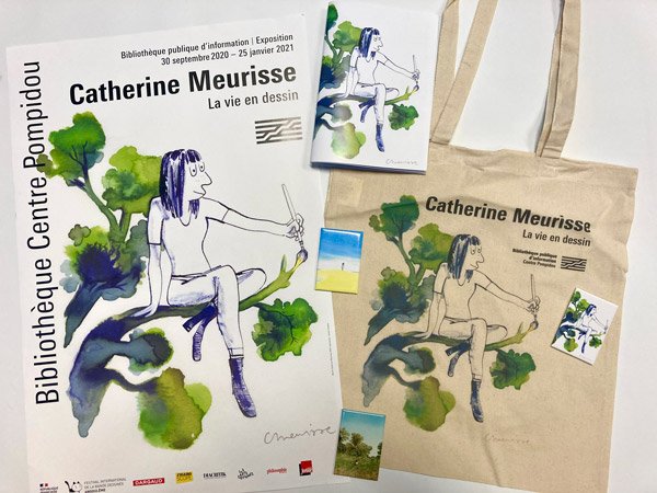 photo des lots à gagner pour le jeu concours Catherine Meurisse