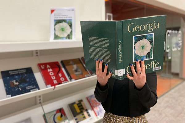 photo de lectrice à la Bpi