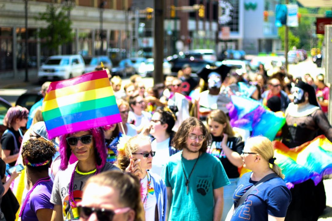 photo d'une marche des Fiertés