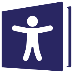 Logo de bibliothèque inclusives