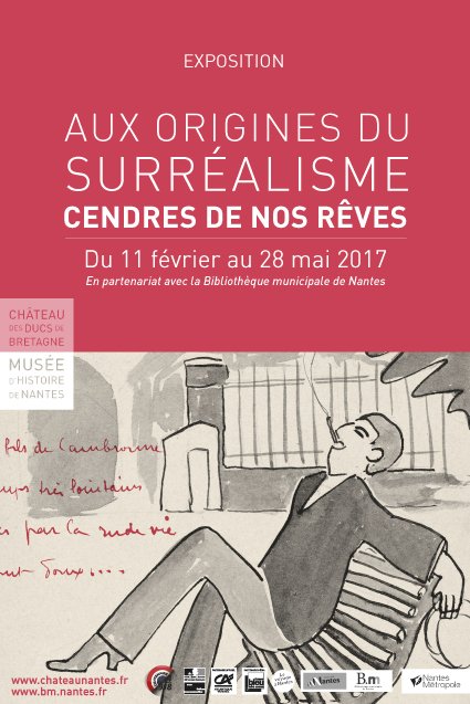 Affiche de l'exposition en partenariat avec le Château des ducs de Bretagne et le musée d'histoire de Nantes