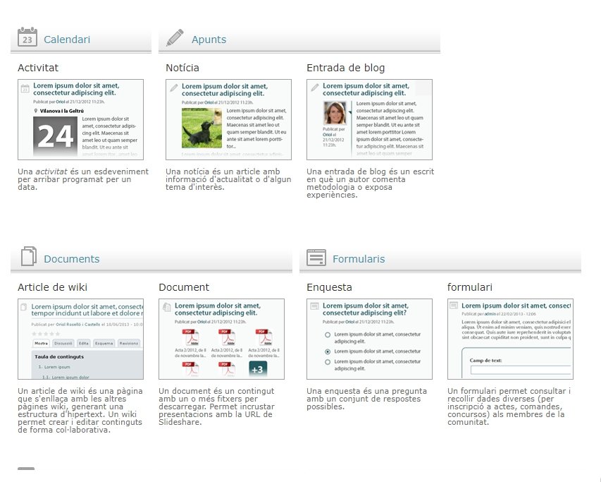 Aperçu de la plateforme collaborative ComunitatXBM