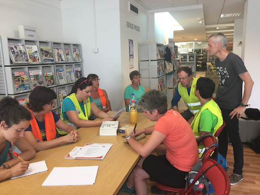 bibliothécaires à la bibliothèque de Thonon