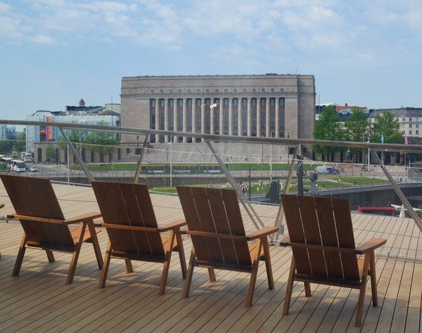 Photographie de la terrasse