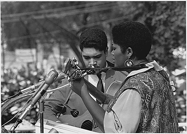 Photo d'Odetta le 28/08/1963