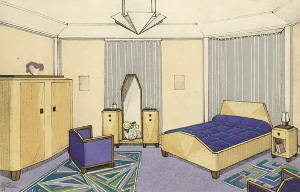 Chambre de fille en 1925