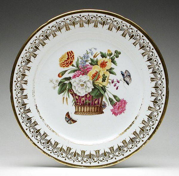 assiette en porcelaine de Coalport