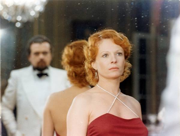 Delphine Seyrig et Michael Lonsdale pendant le tournage