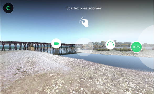 capture d'écran de l'application