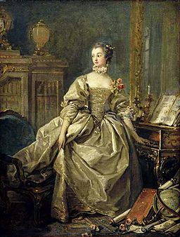 Madame de Pompadour peinte par Boucher