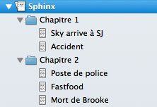 capture d'ecran de scrivener