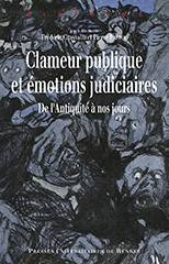 Clameur publique et émotions judiciaires, couv