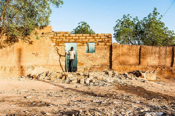 Dégats des inondations après les sécheresses au Niger