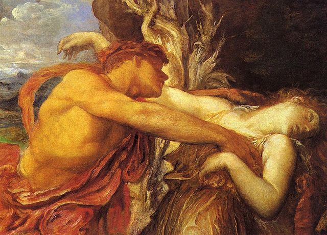 Orphée et Eurydice par George Frederic Watts,