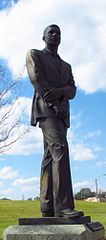 Photo de la statue de Medgar Evers à Jackson, Mississippi