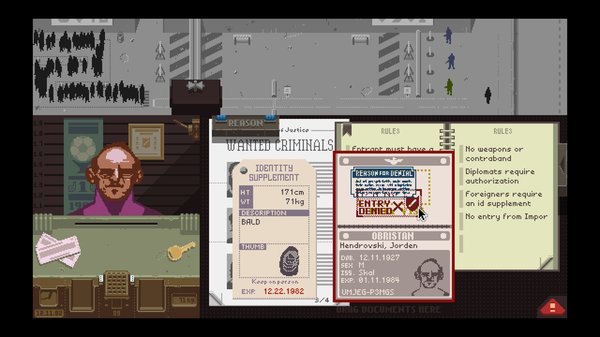 image du jeu Papers, Please