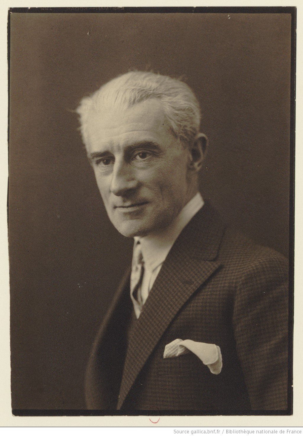 portrait photographique de Ravel