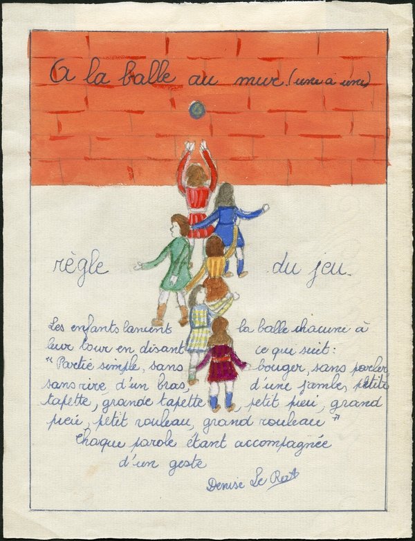 règle du jeux de balle au mur