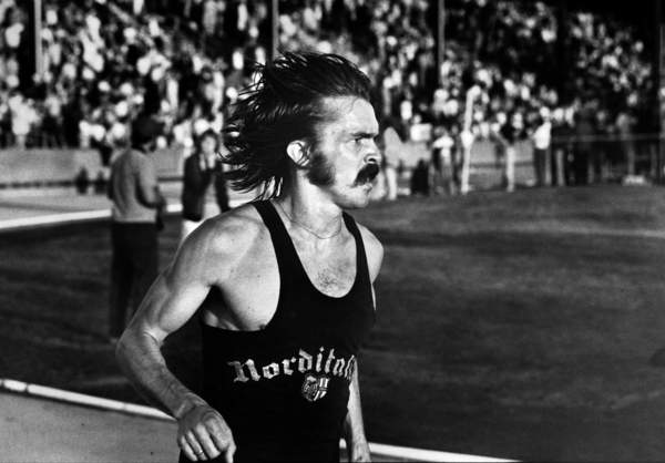 Steve Prefontaine en pleine course, le 29 mai 1975