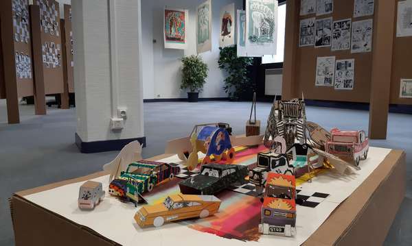 Photo des maquettes réalisées pendant l'atelier