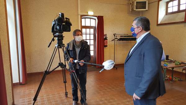 Nicolas Corbard, journaliste, en interview avec protections sanitaires