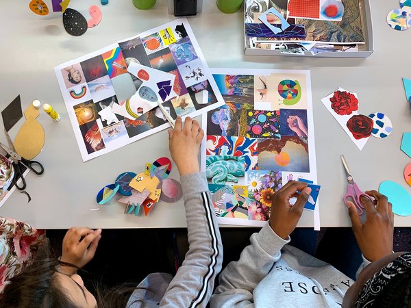 Photo d'enfants lors d'un atelier